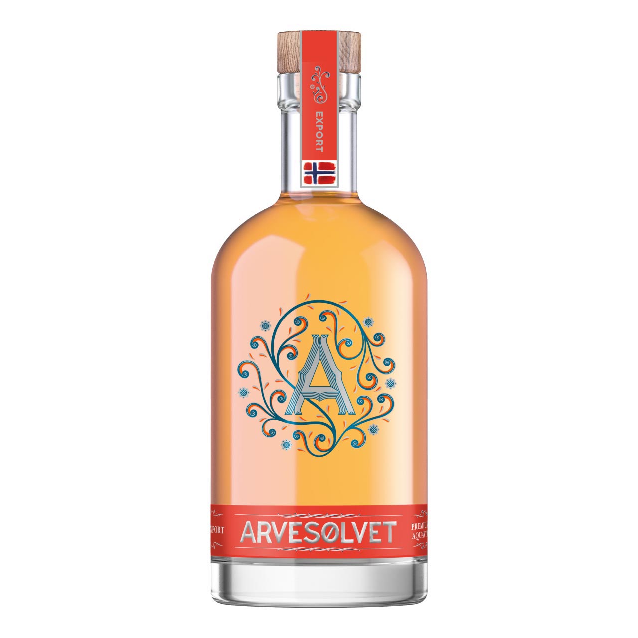 Arvesolvet Aquavit 1 Liter 40%vol.