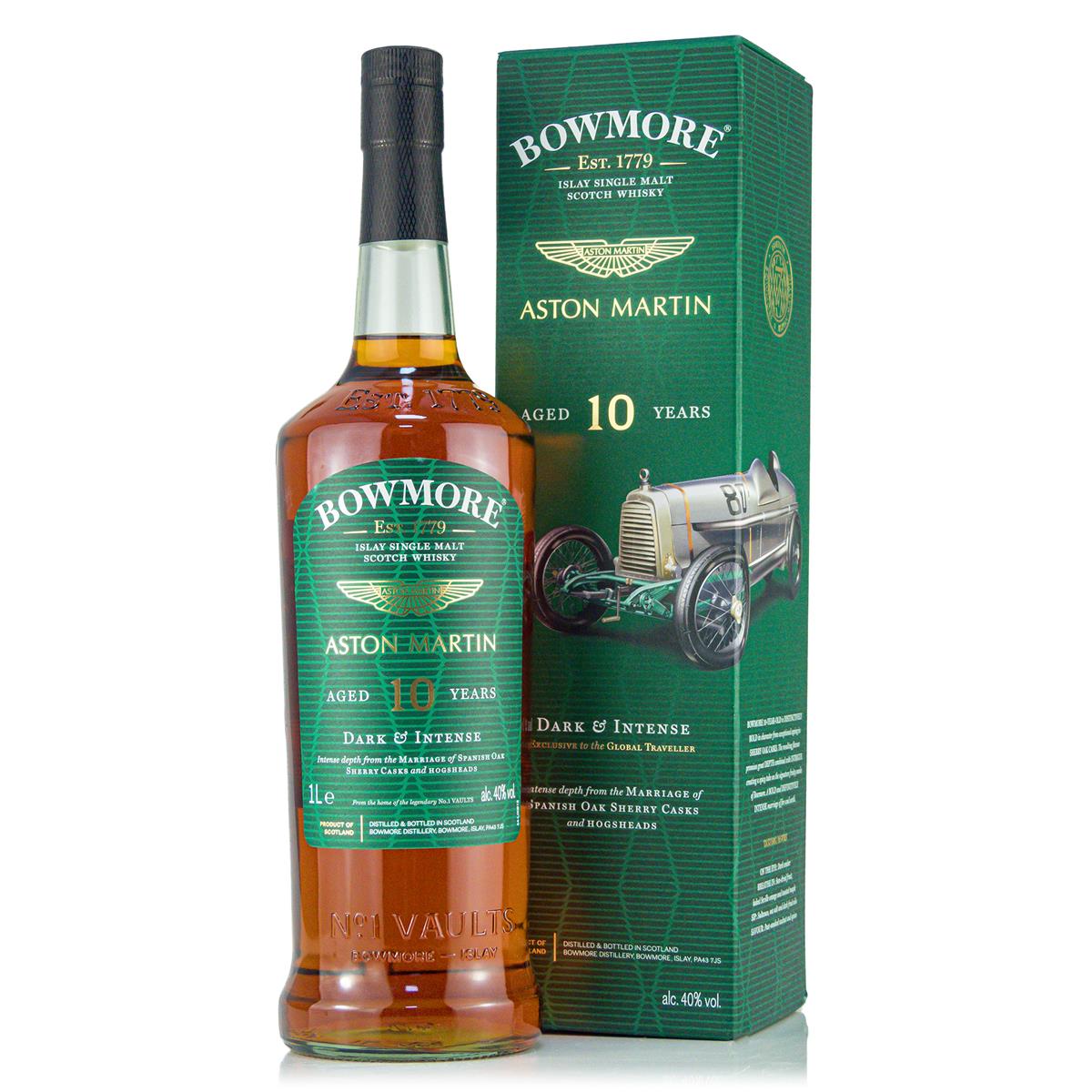 Bowmore 10 YearsAston Martin Edition 40%vol. 1 Liter Bowmore 10 YearsAston Martin Edition 40%vol. 1 Liter