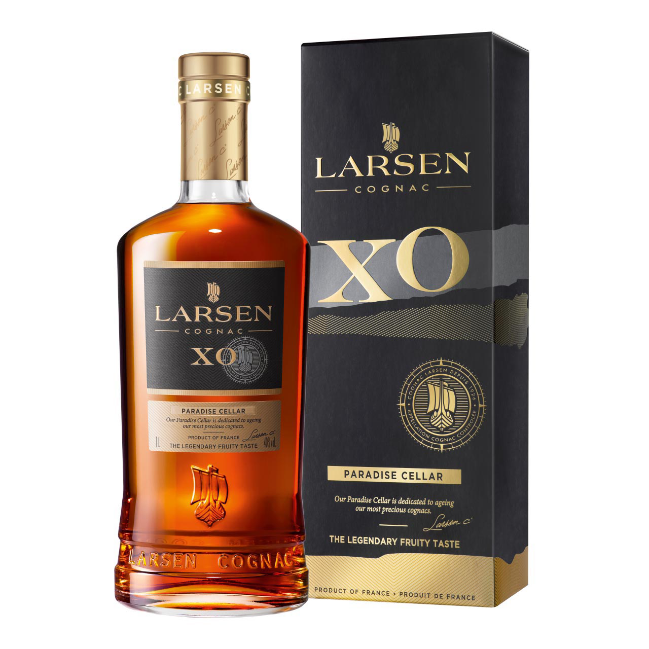 Larsen X.O. Cognac 1 Liter 40%vol. Larsen X.O. Cognac 1 Liter 40%vol.