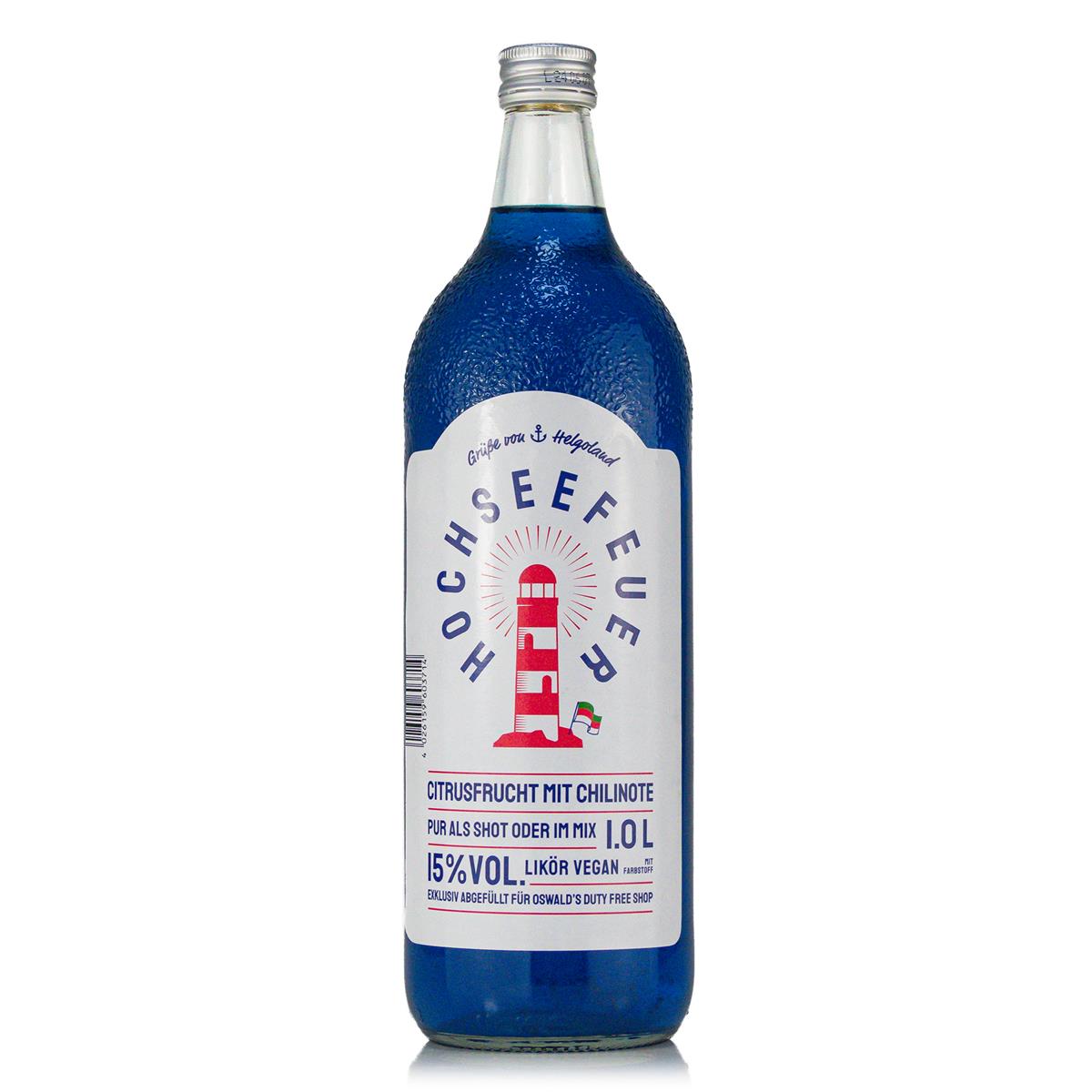 Hochseefeuer Citrus & Chili 15%vol. 1 liter Hochseefeuer Citrus & Chili 15%vol. 1 liter