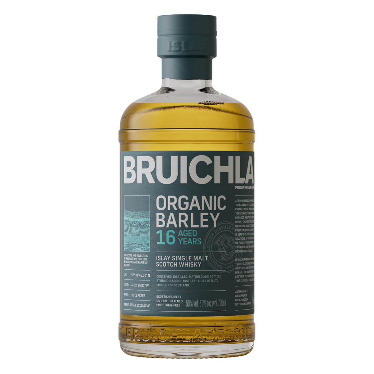 Bruichladdich 16 Years Organic 50%vol. 0,7 Liter