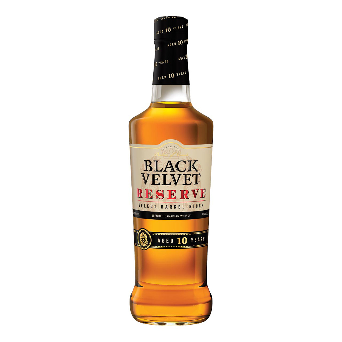 Black Velvet 10 years reserve 1 liter 40% vol.