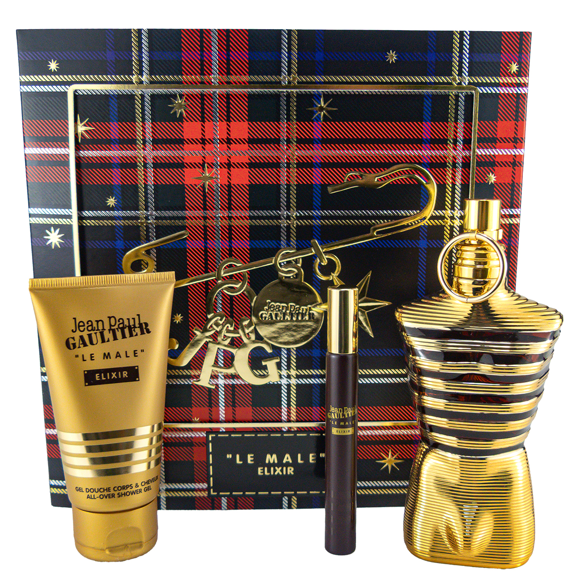 Jean Paul Gaultier Le Male Elixir Giftset EdP 125ml + 10ml + 75ml SG