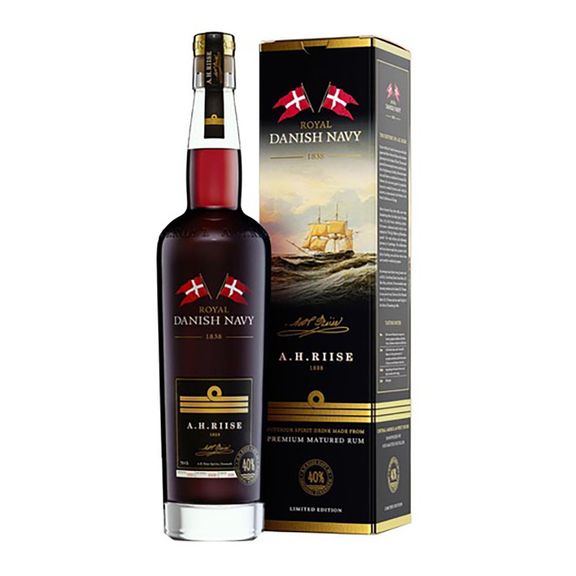 A.H.Riise Royal Danish Navy Rum 0,7 Liter 40%vol.