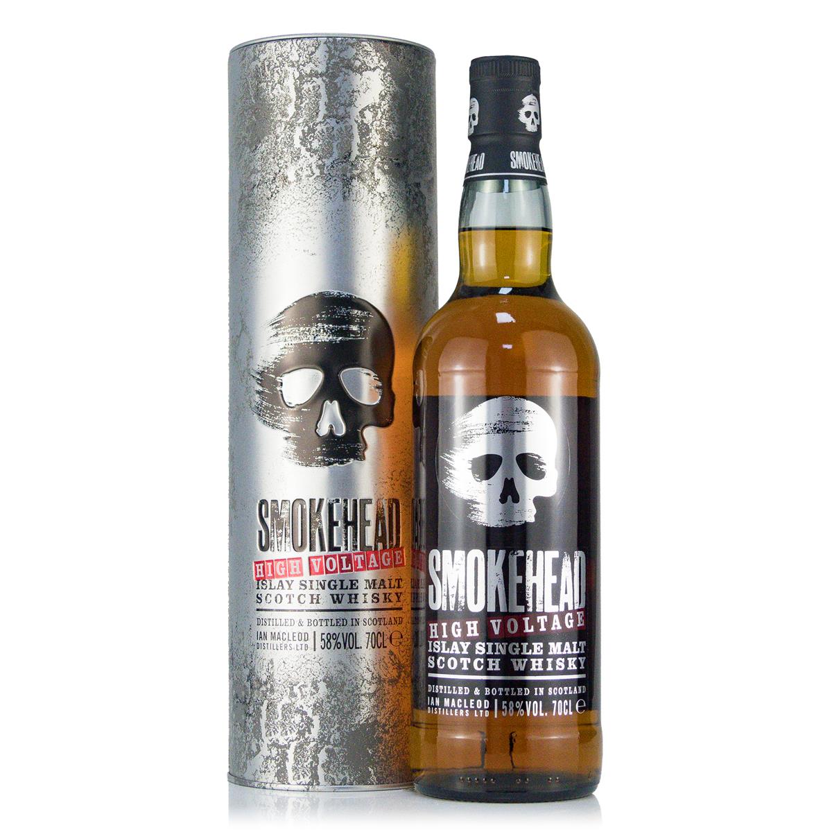 Smokehead High Voltage Islay Single Malt 58%vol. 0,7 Liter Smokehead High Voltage Islay Single Malt 58%vol. 0,7 Liter
