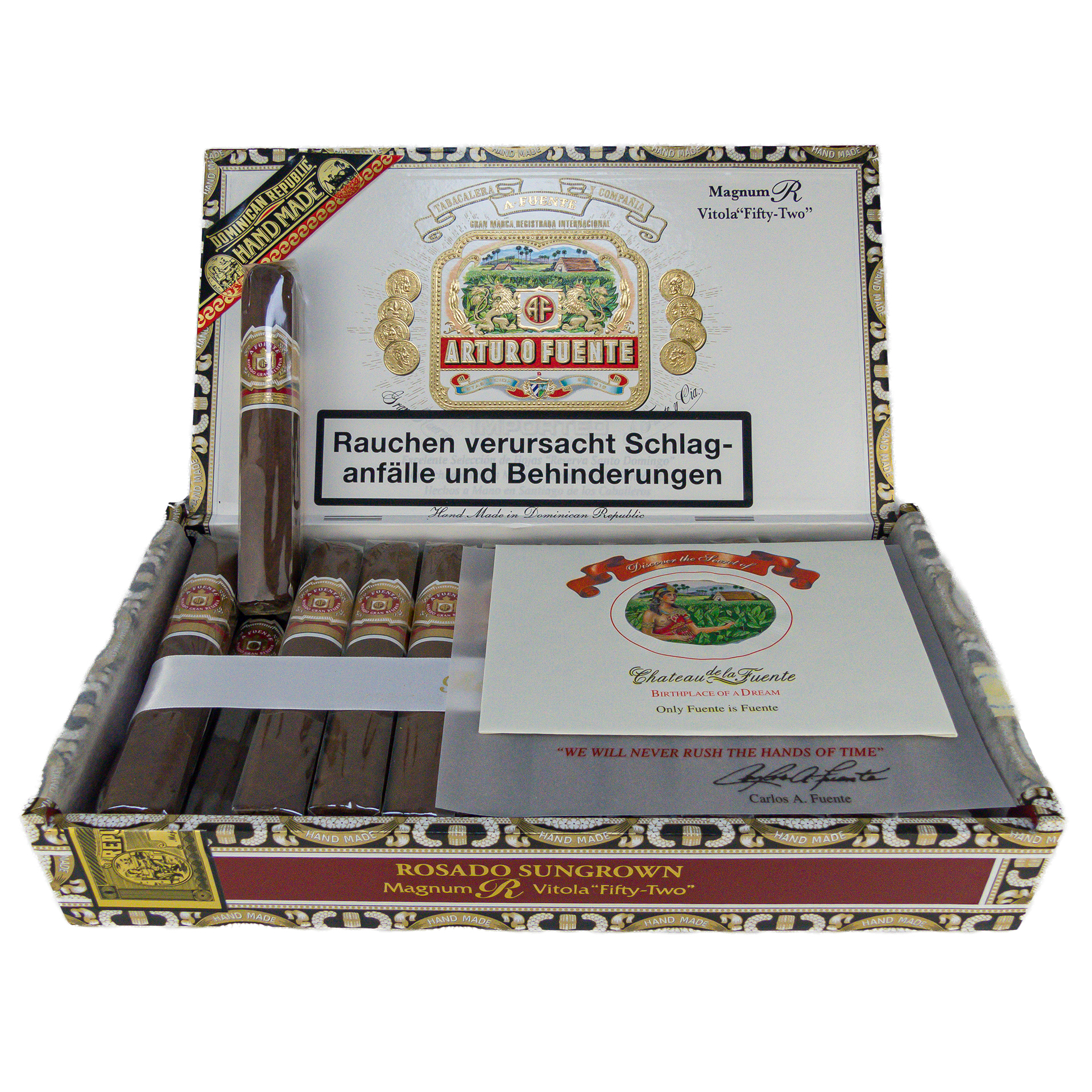 A.Fuente Rosado Sungrown R "Fifty-Two"Robusto 25er