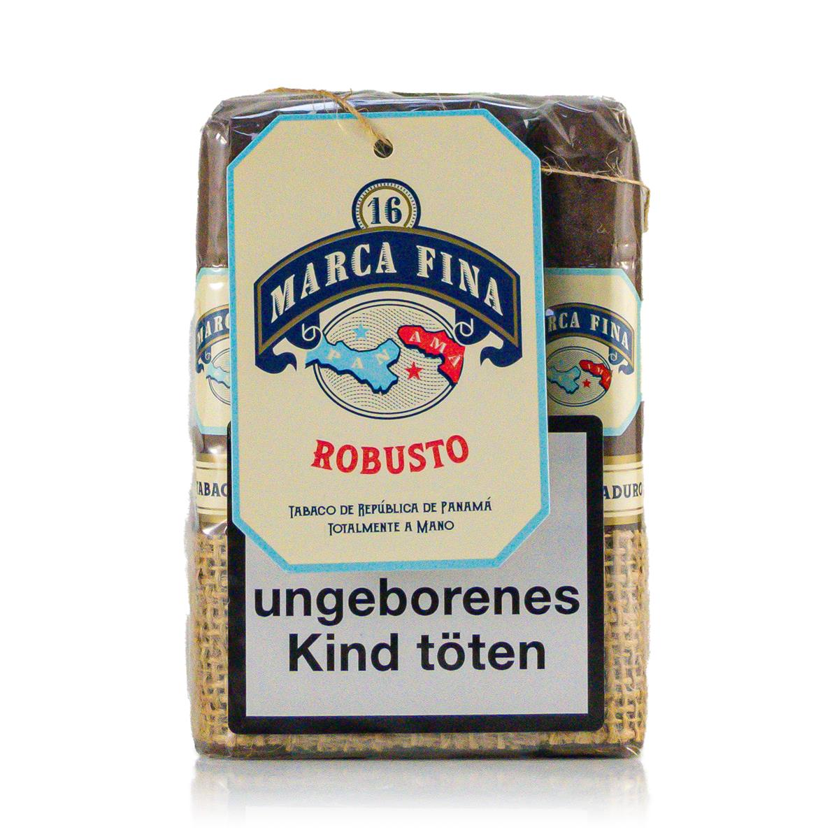 Marca Fina Panama MADURO Robusto 16er Marca Fina Panama MADURO Robusto 16er