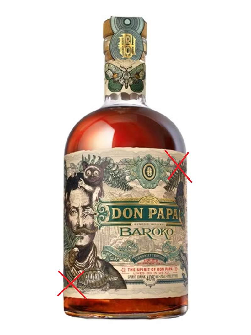 Sonderposten: Don Papa Baroko Rum  0,7 Liter 40%vol.
