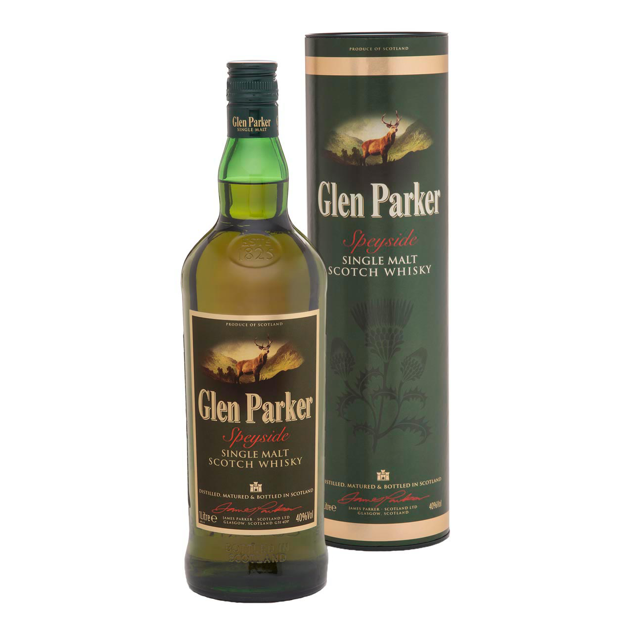 Glen Parker Special Reserve 1 Liter 40% vol. Glen Parker Special Reserve 1 Liter 40% vol.