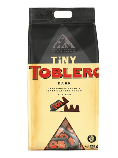 Toblerone Tiny Dark  Bag 256g Toblerone Tiny Dark  Bag 256g