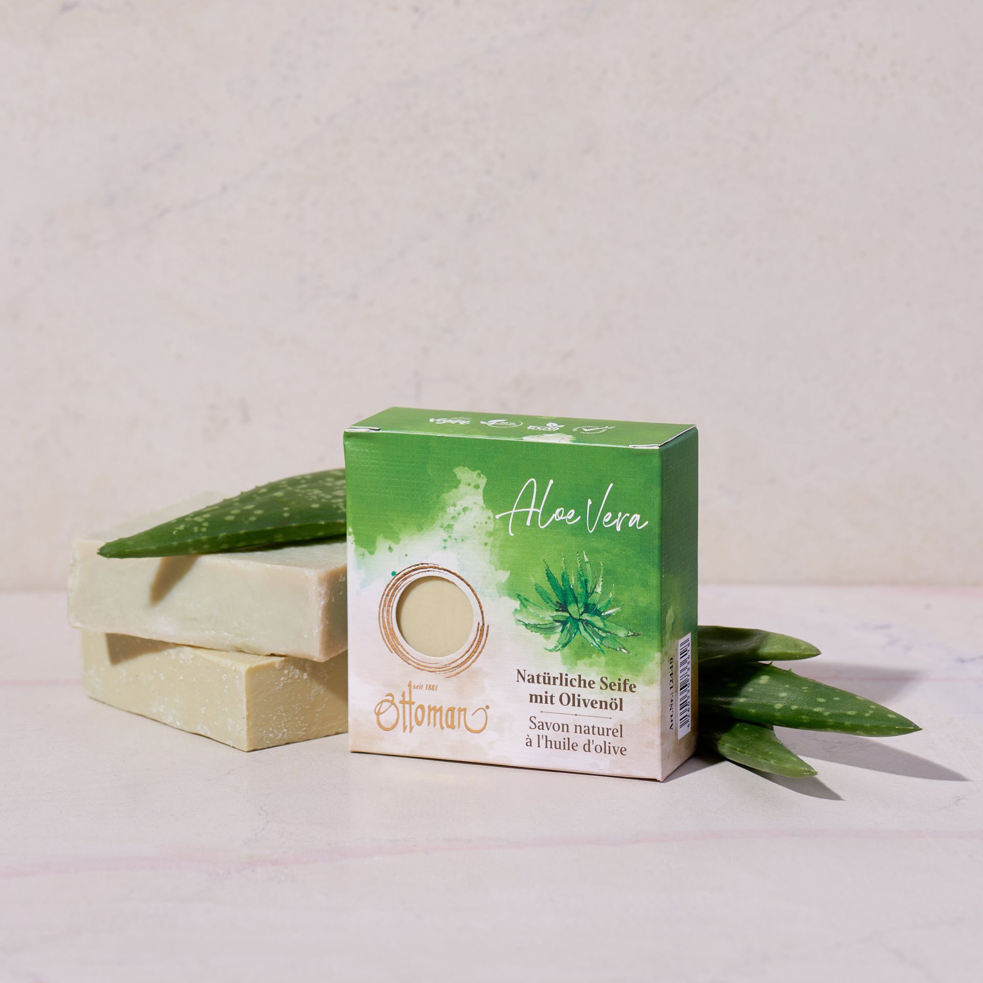 Natural Olive Oil Soap Aloe Vera 110g