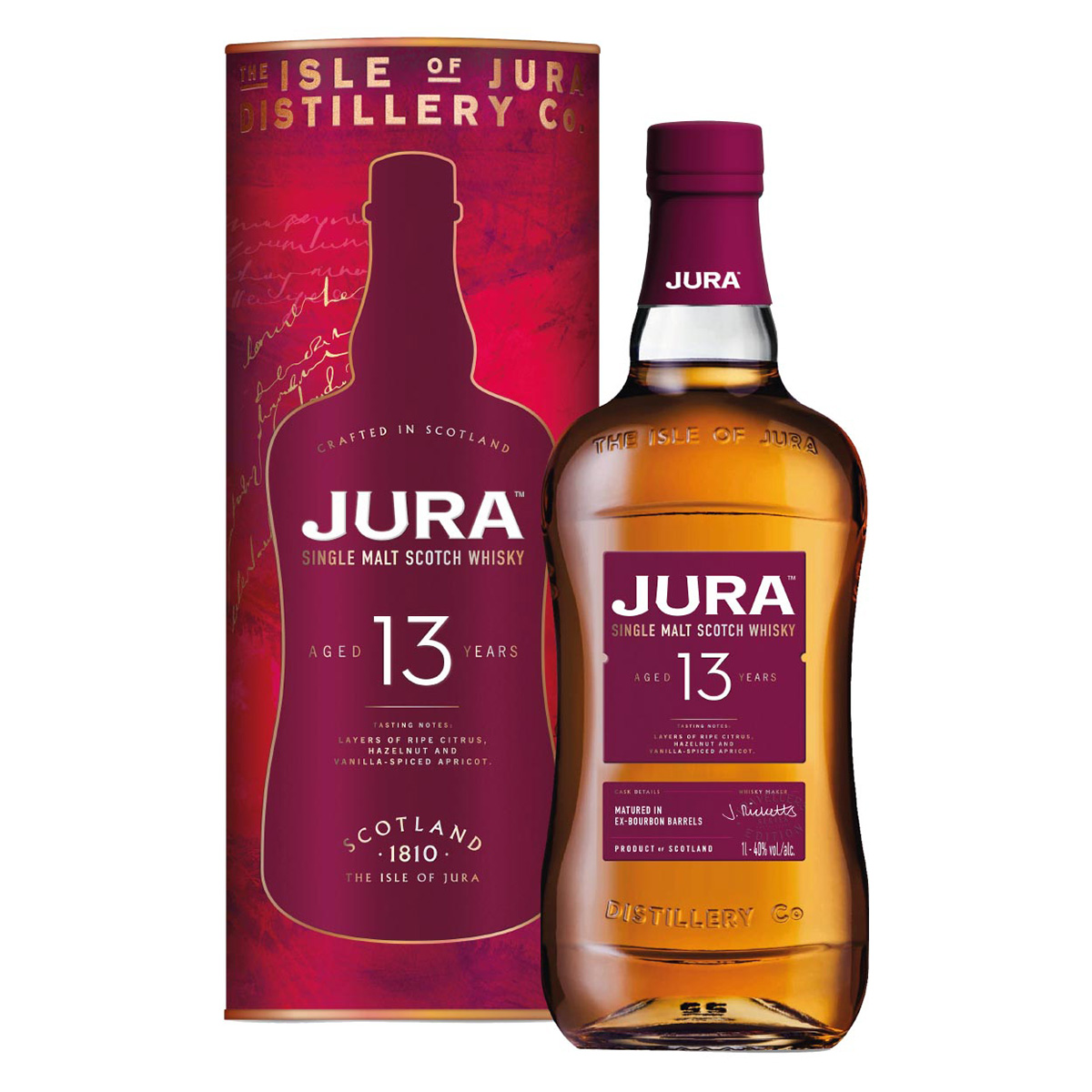 Jura 13  Jahre 40%vol. 1 Liter