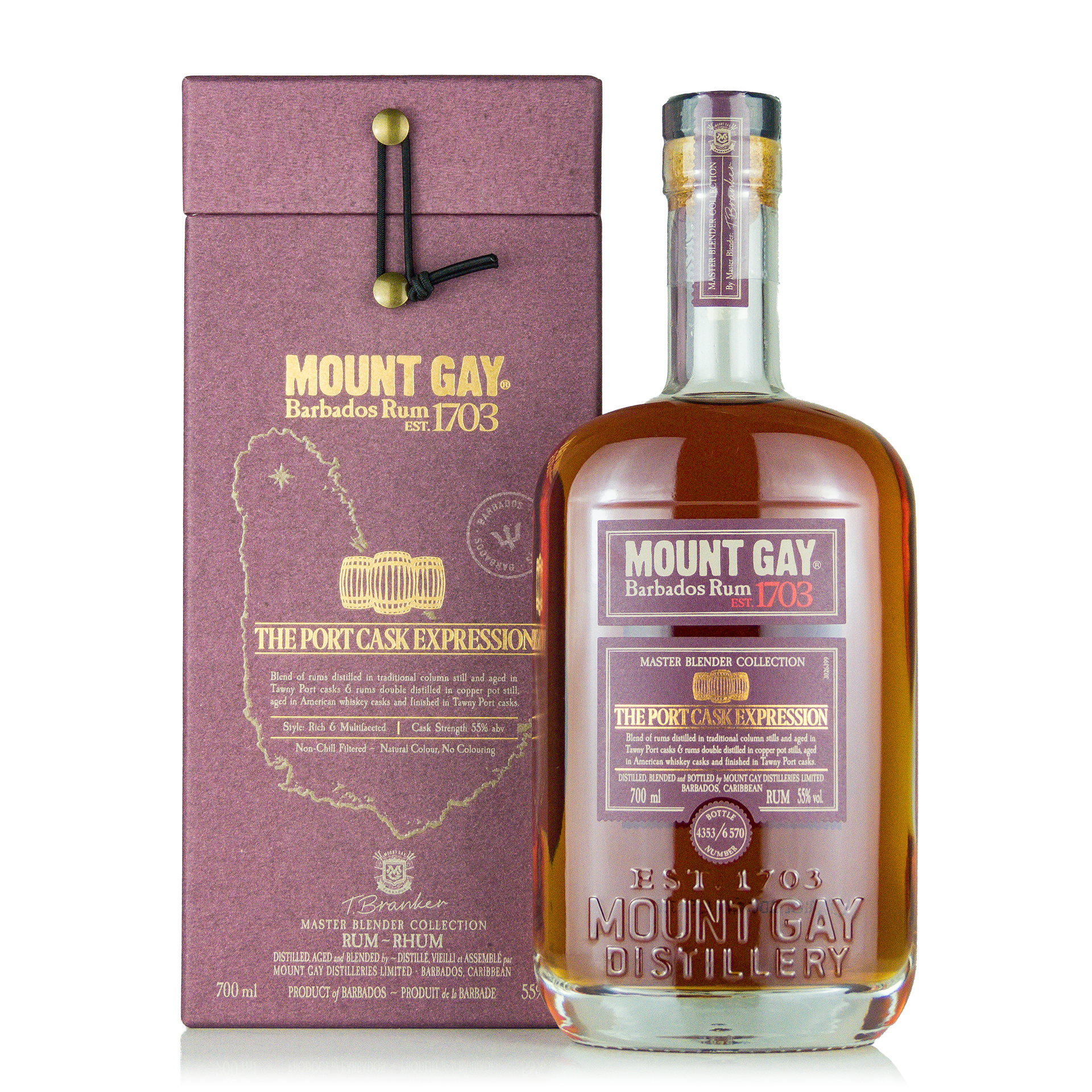 Mount Gay The Port Cask Expression 55%vol.  0,7 Liter 