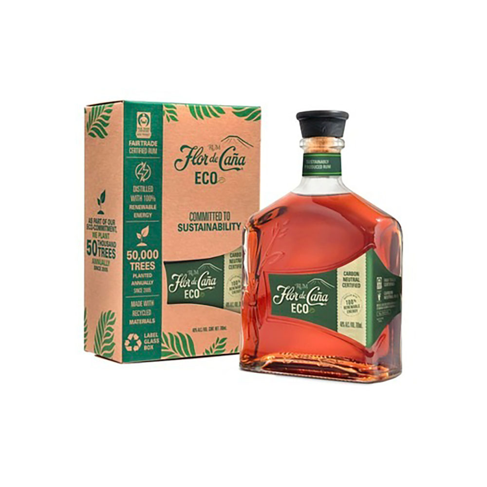 Flor de Cana ECO 15 Years  +GB 40%vol. 0,7 Liter Flor de Cana ECO 15 Years  +GB 40%vol. 0,7 Liter