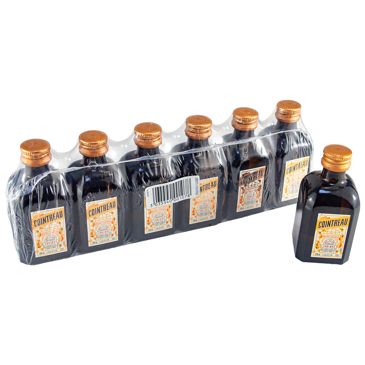 Cointreau Orangenlikör 6 Flaschen je 0,05 Liter in Box 40%vol.