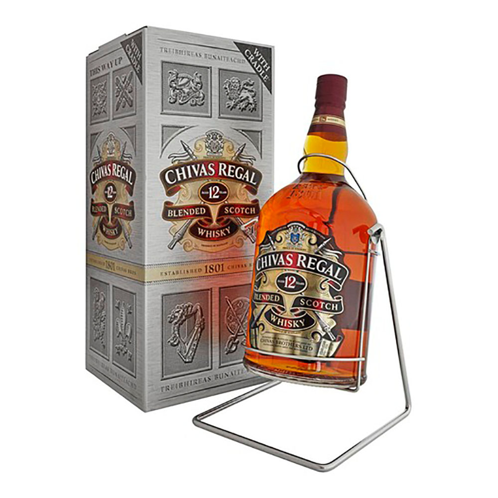 Chivas Regal 12 years 4.5 liters with Cradle 40% vol. Chivas Regal 12 years 4.5 liters with Cradle 40% vol.