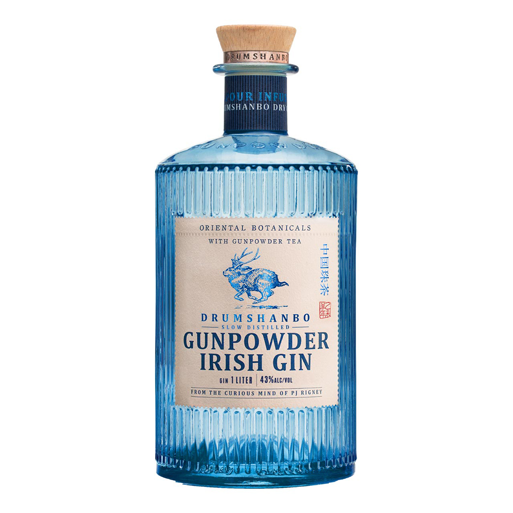 Drumshanbo Gunpowder Irish Gin 43%vol. 1 Liter Drumshanbo Gunpowder Irish Gin 43%vol. 1 Liter