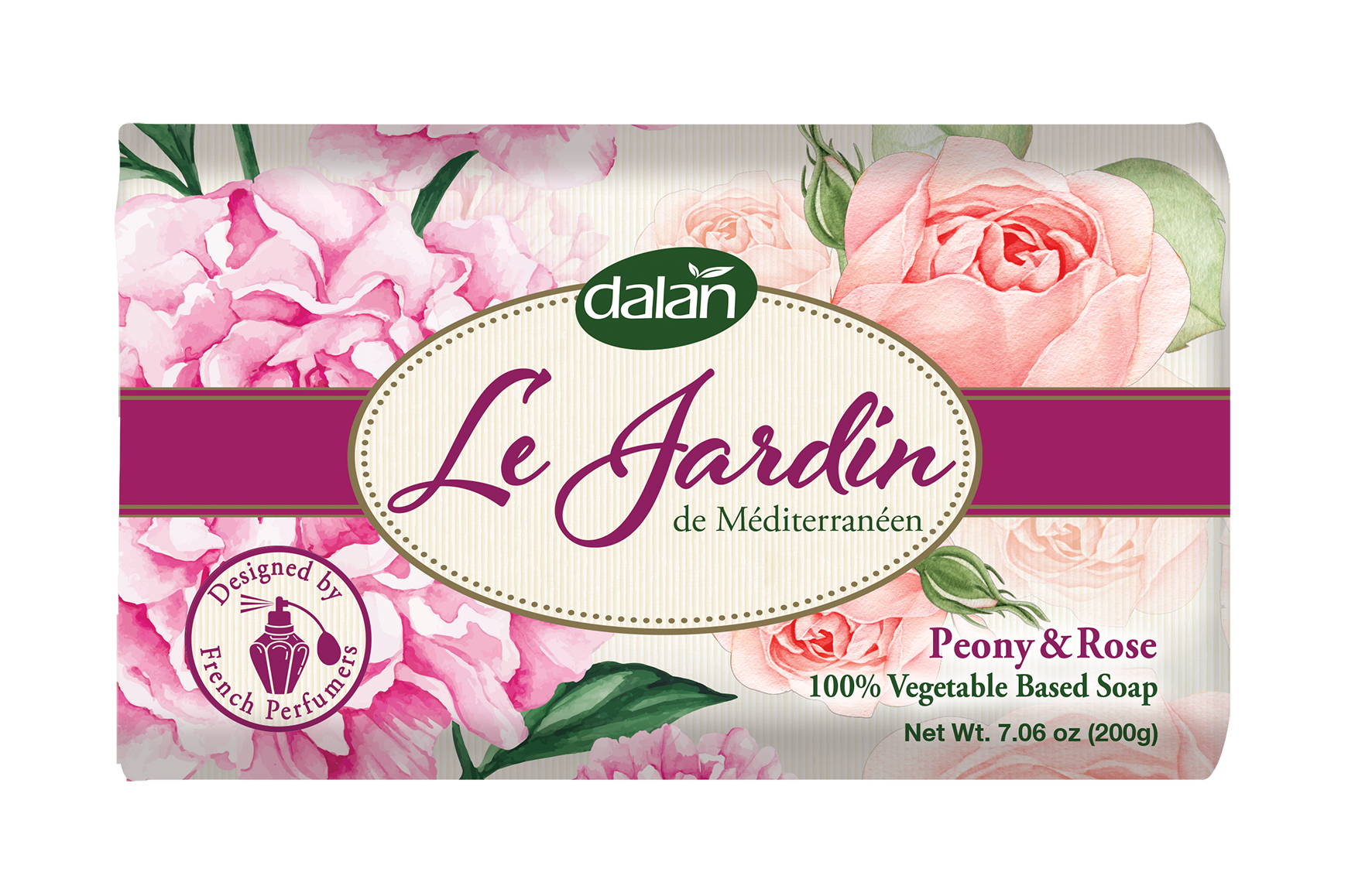 Dalan - Le Jardin - Seife Peony&Rose 200g Dalan - Le Jardin - Seife Peony&Rose 200g