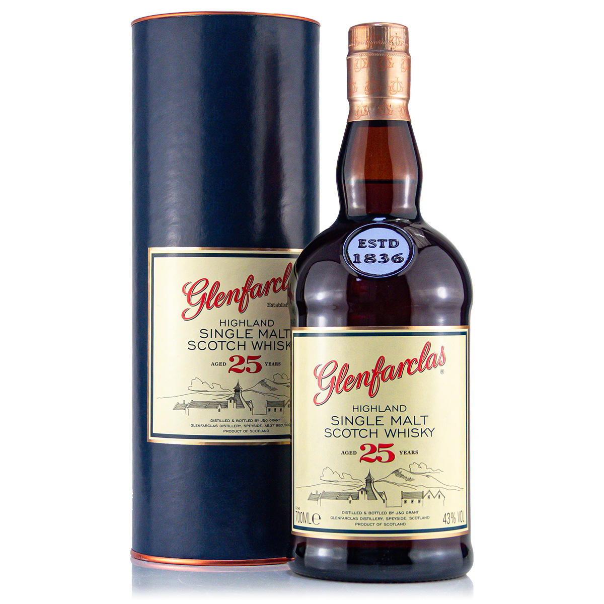Glenfarclas 25 Years 43%vol  0,7 Liter