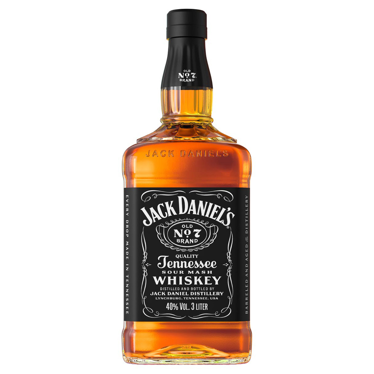 Jack Daniels 3 liter bottle 40% vol.