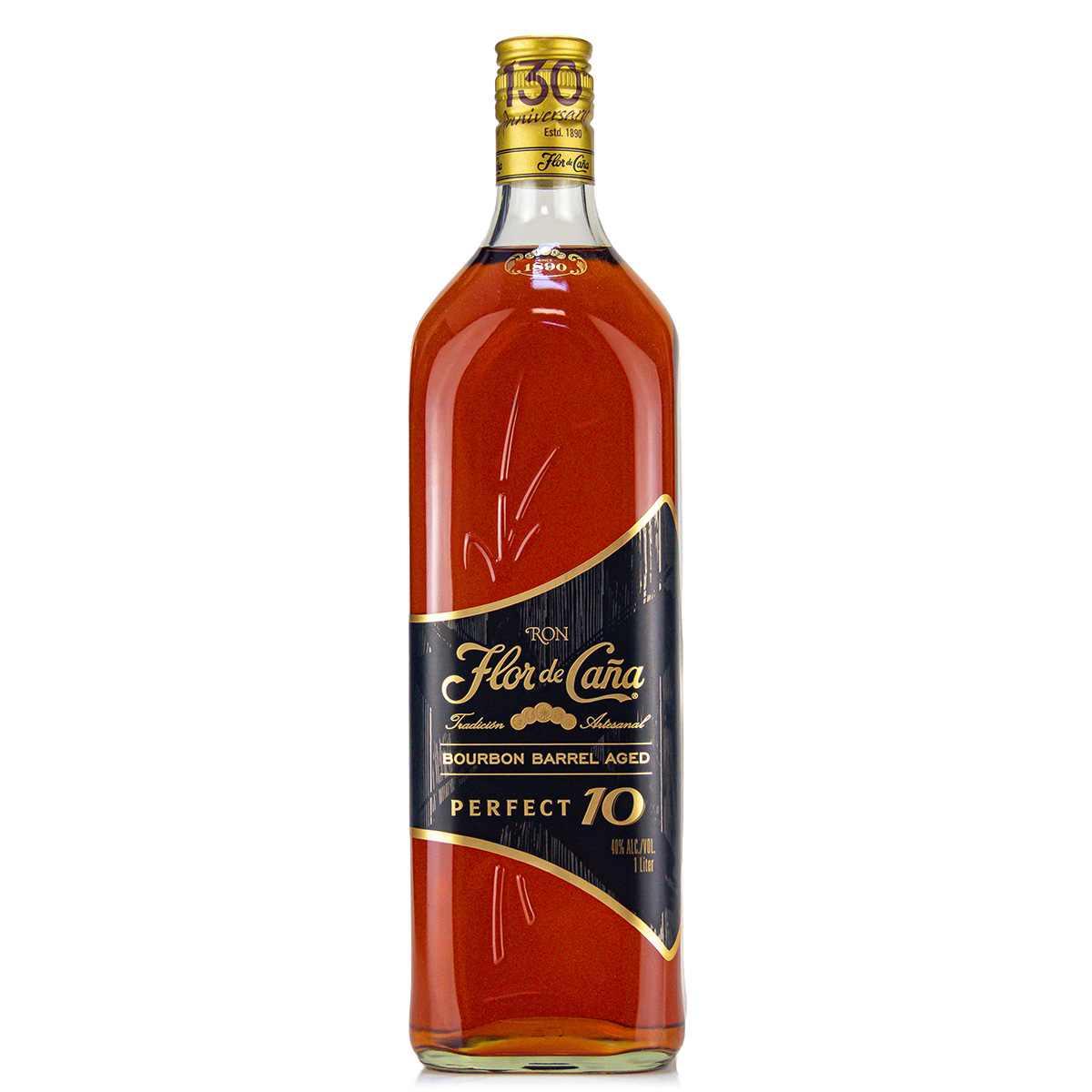 Flor de Caña Perfect 10 Bourbon Barrel Aged Rum 40% 1 Litre