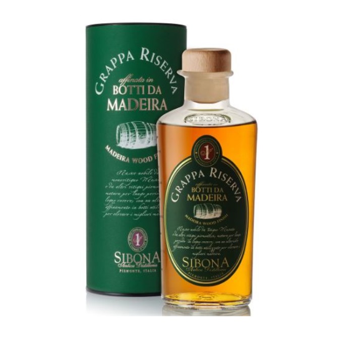 Sibona Grappa Riserva Madeira 44%vol. 0,5 Liter