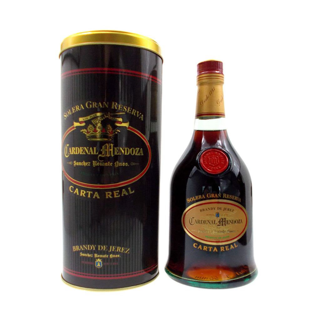 Cardenal Mendoza Carta Real Geschenkdose 0,7 Liter 40%vol. Cardenal Mendoza Carta Real Geschenkdose 0,7 Liter 40%vol.