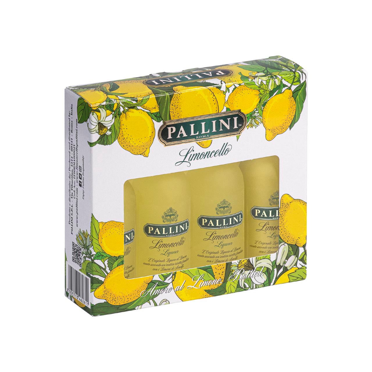 Pallini Limoncello Minipack 4x 0,05 Liter 26%vol.