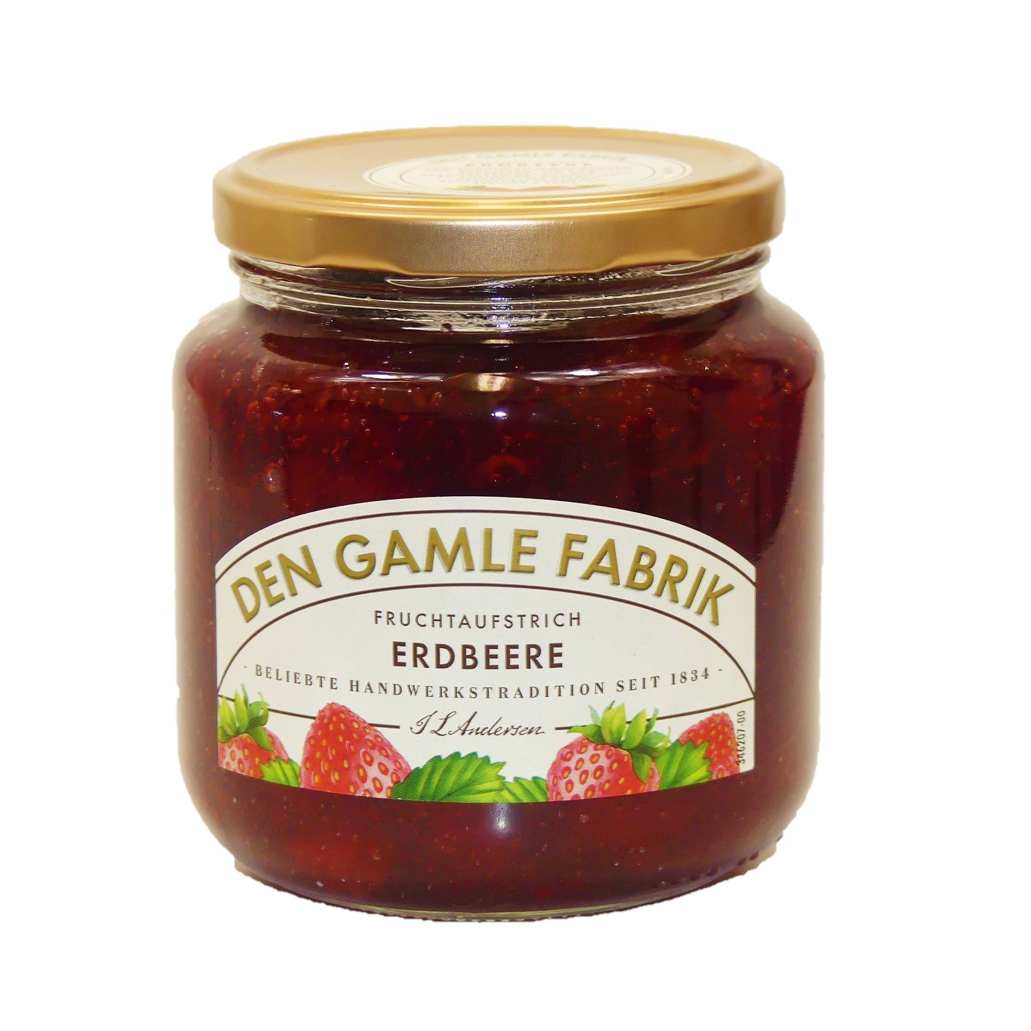 DEN GAMLE FABRIK strawberry fruit spread 600g DEN GAMLE FABRIK strawberry fruit spread 600g