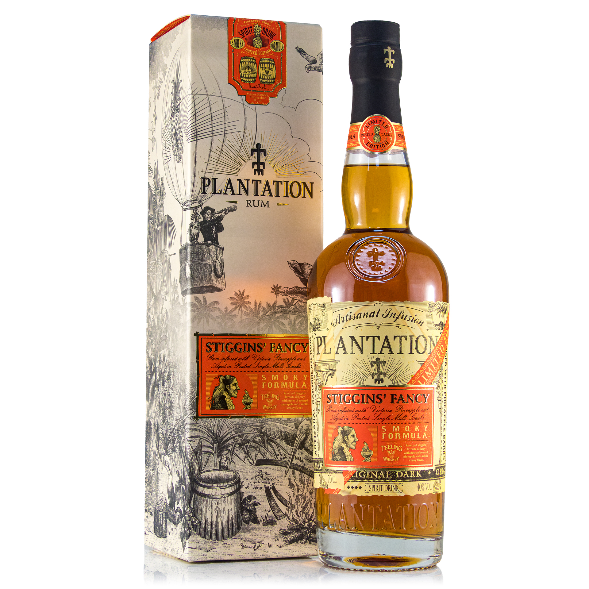  Plantation Stiggins Fancy Smoky 40%vol. 0,7 Liter