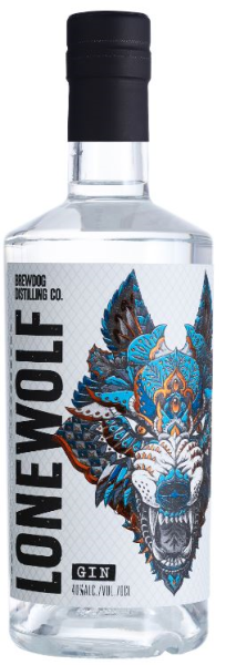 LoneWolf Brewdog Gin 40%vol.  0,7 Liter LoneWolf Brewdog Gin 40%vol.  0,7 Liter