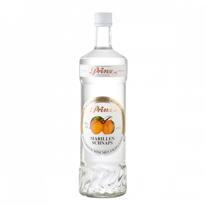 Prinz Marillen-Schnaps 40%vol. 1 Liter