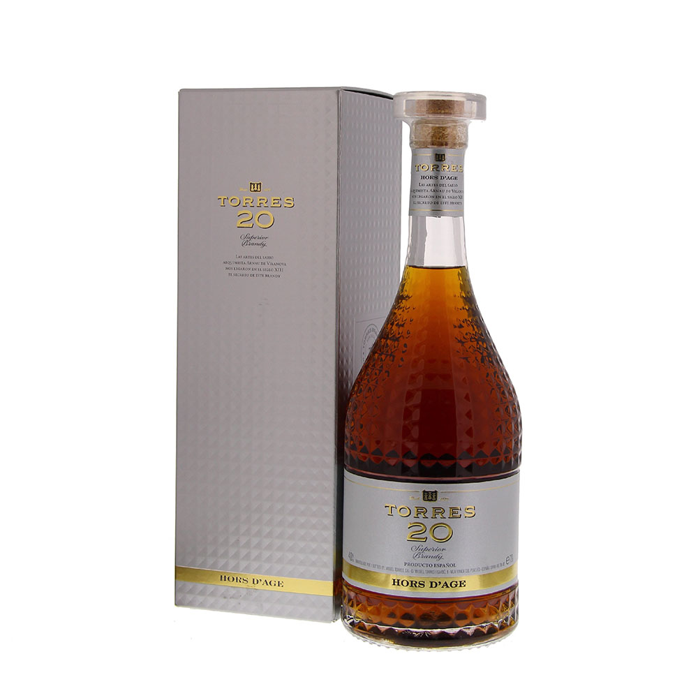 Torres 20 Years Hors d'Age Brandy 0,7 Liter 40%vol.