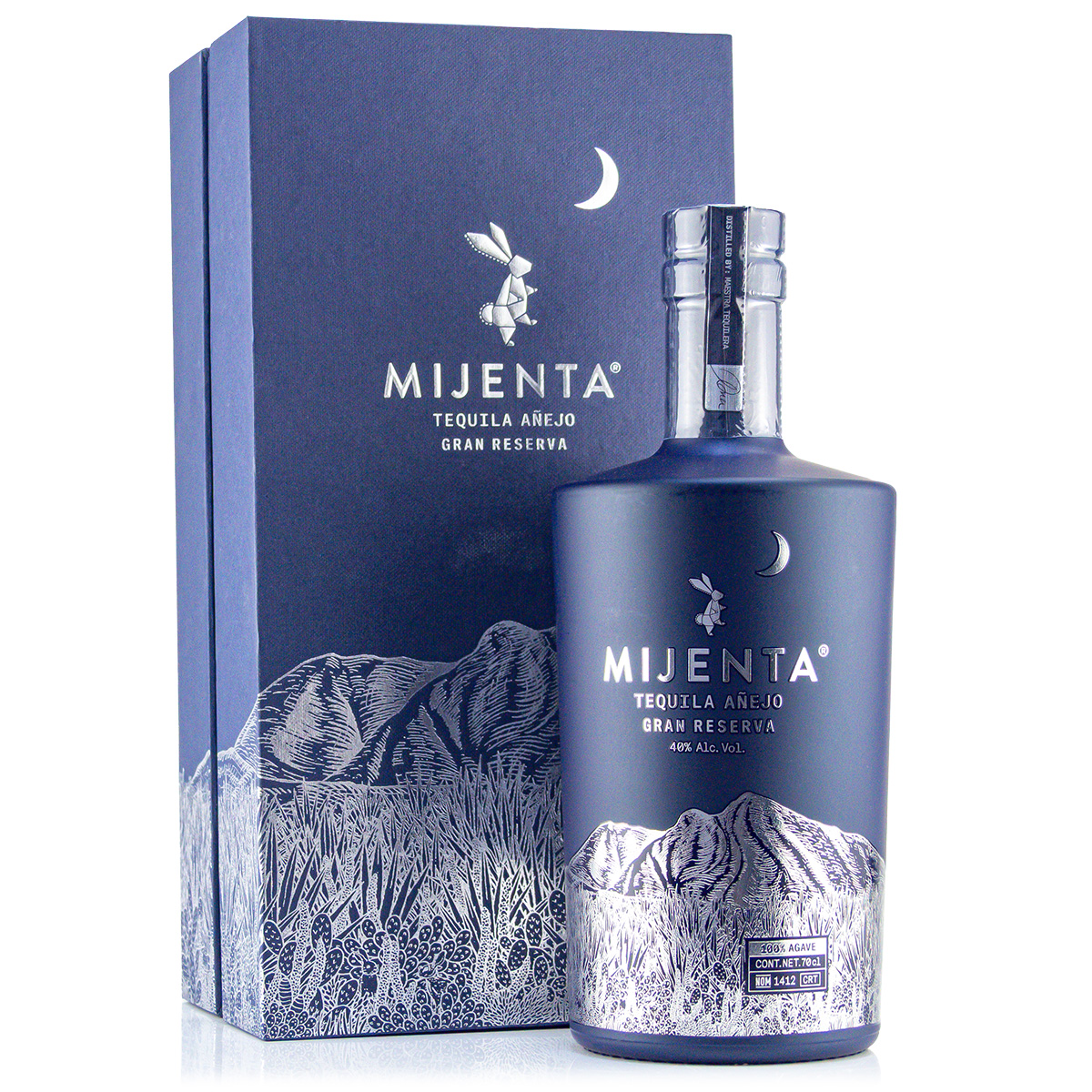 Mijenta Tequila Anejo Gran Reserva 40%. 0,7 Liter
