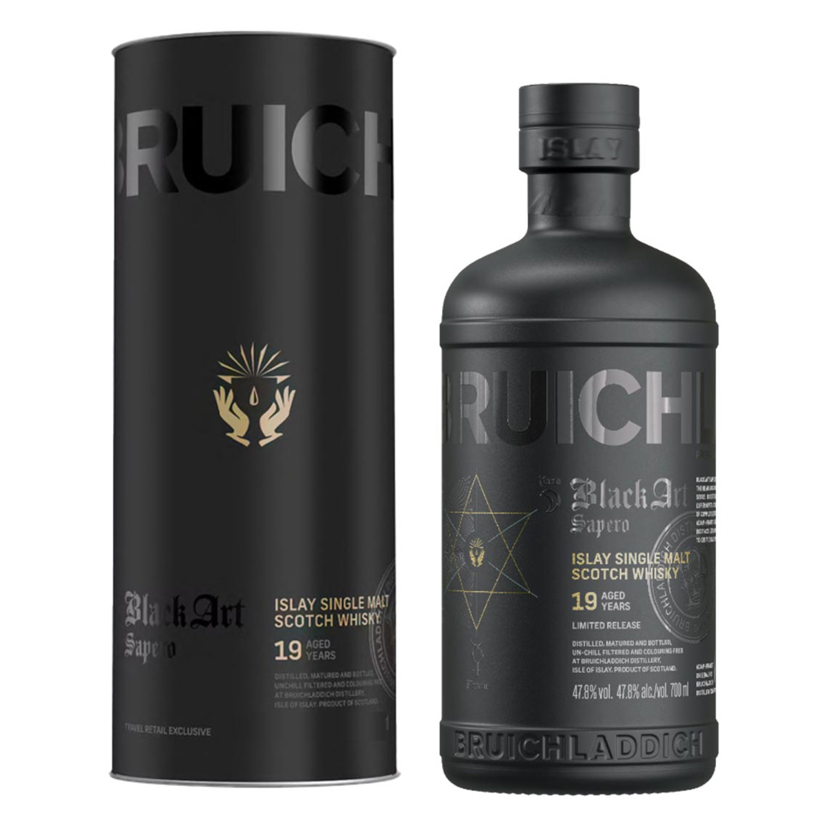 Bruichladdich Black Art Sapero 19 Years  47.8%vol.  0,7 Liter