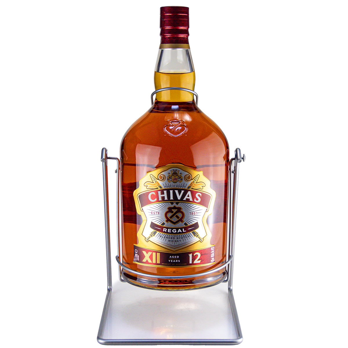 Chivas Regal 12 years 4.5 liters with Cradle 40% vol.