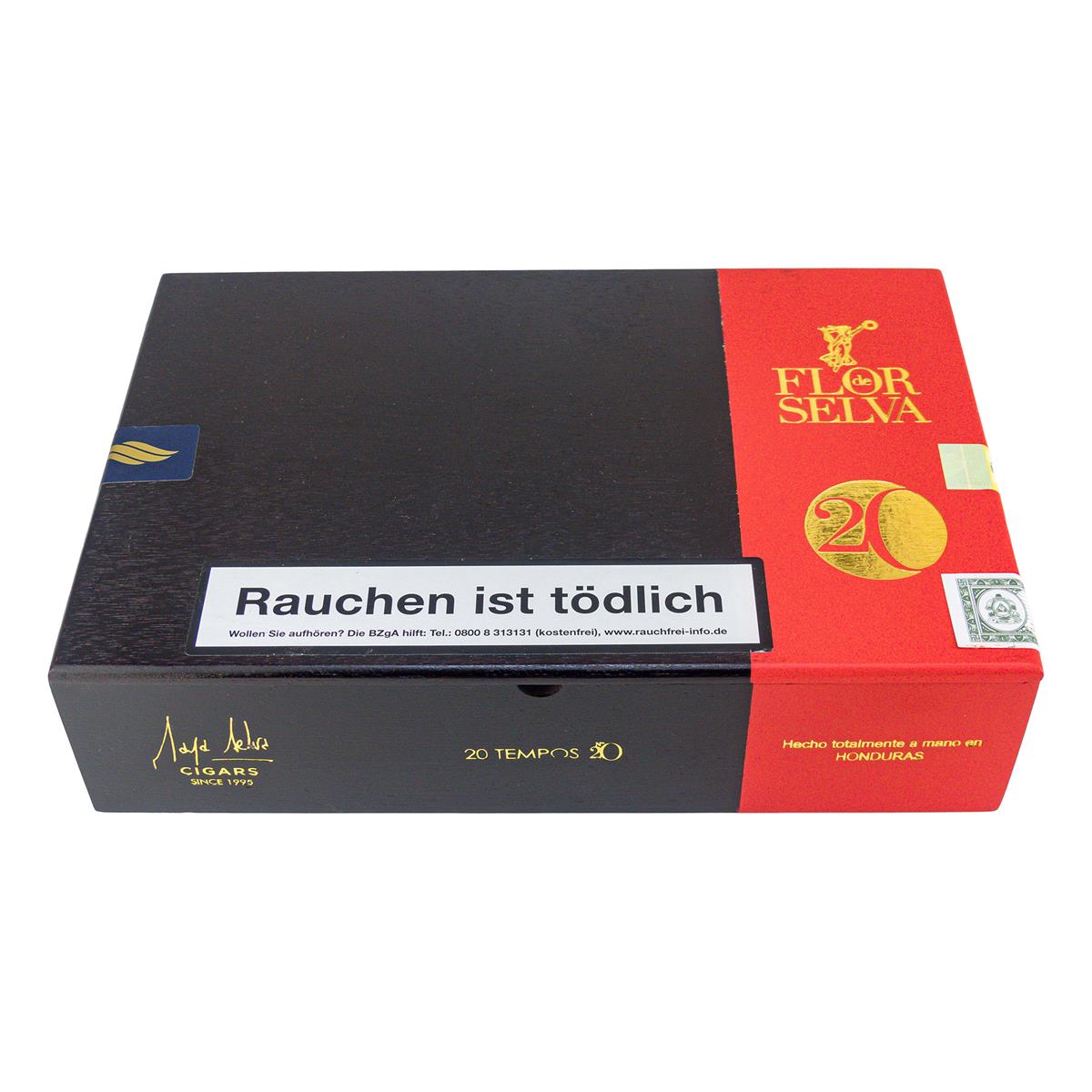 Flor de Selva Coleccion  Anniversary N°20 Tempo Robusto Grande 20er
