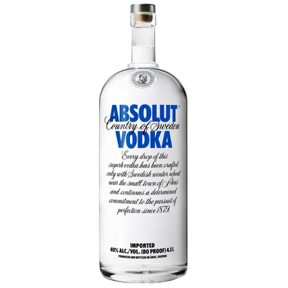 Absolut Vodka Blue 4,5 Liter 40%vol.
