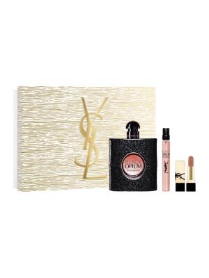 Yves Saint Laurent Black Opium Giftset EdP 90ml+10ml+Lipstick