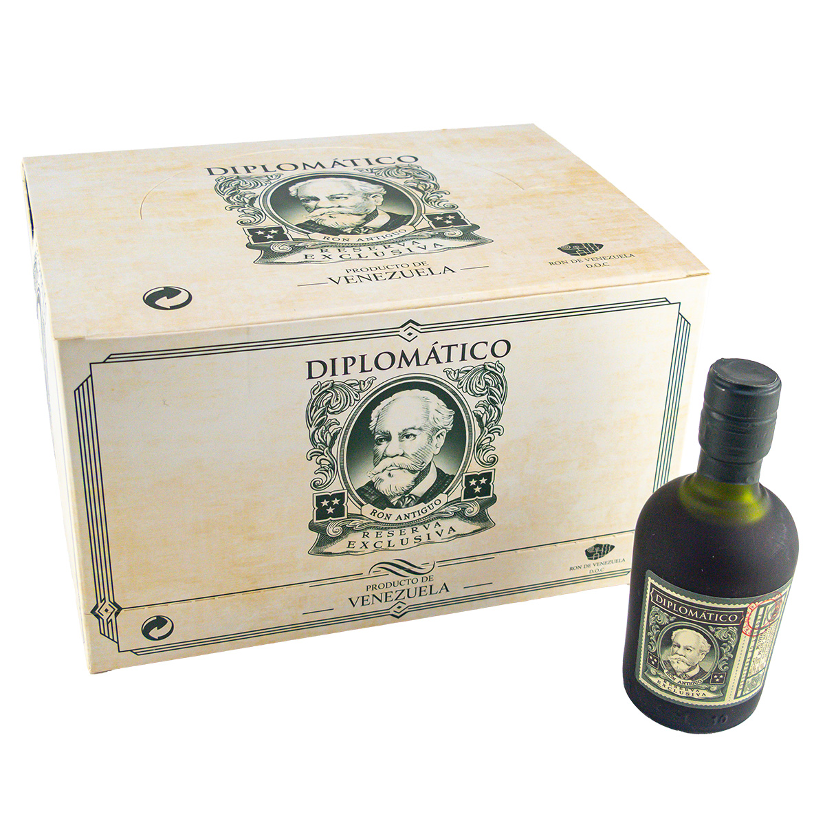Diplomatico Reserva Exclusiva (Botucal) 12 Flaschen je 0,05 Liter in Box 40%vol.