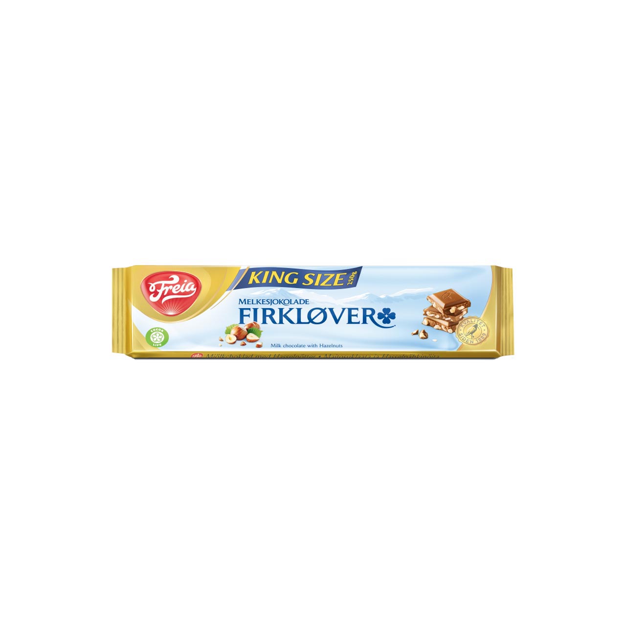 Freia Firklöver Chocolate with chopped Nuts 220g