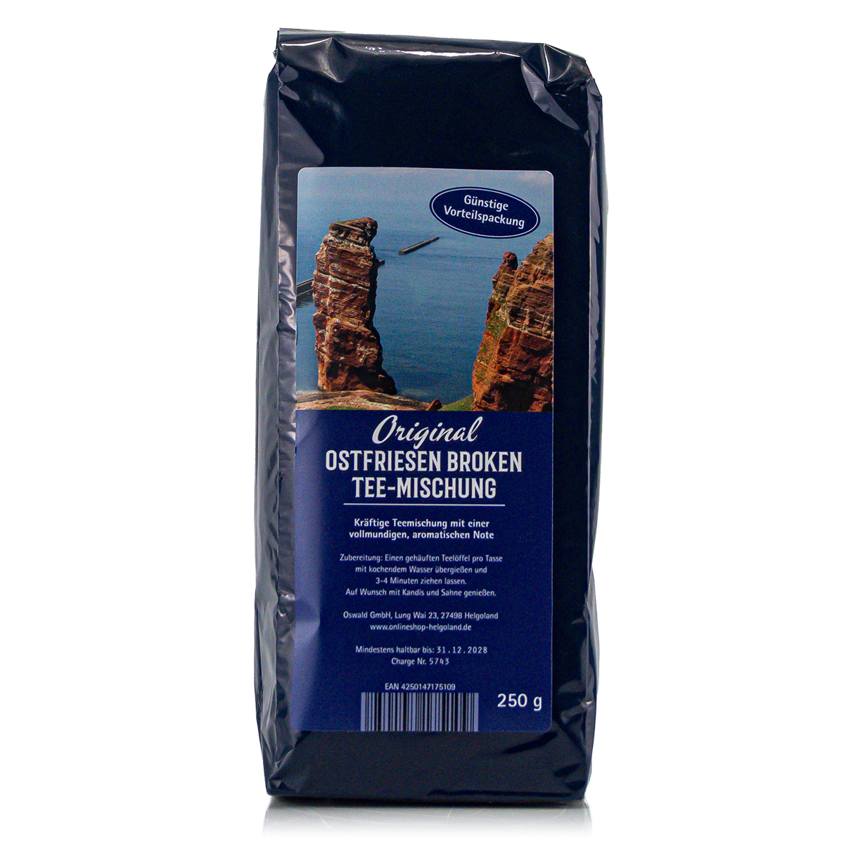 Helgoländer Original Ostfriesen Broken Tea-Mixture 250g Helgoländer Original Ostfriesen Broken Tea-Mixture 250g
