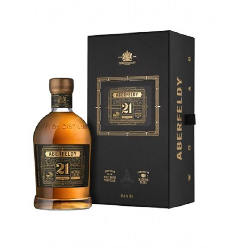 Aberfeldy 21 Years Madeira Cask 0.7 liters 40% vol. Aberfeldy 21 Years Madeira Cask 0.7 liters 40% vol.