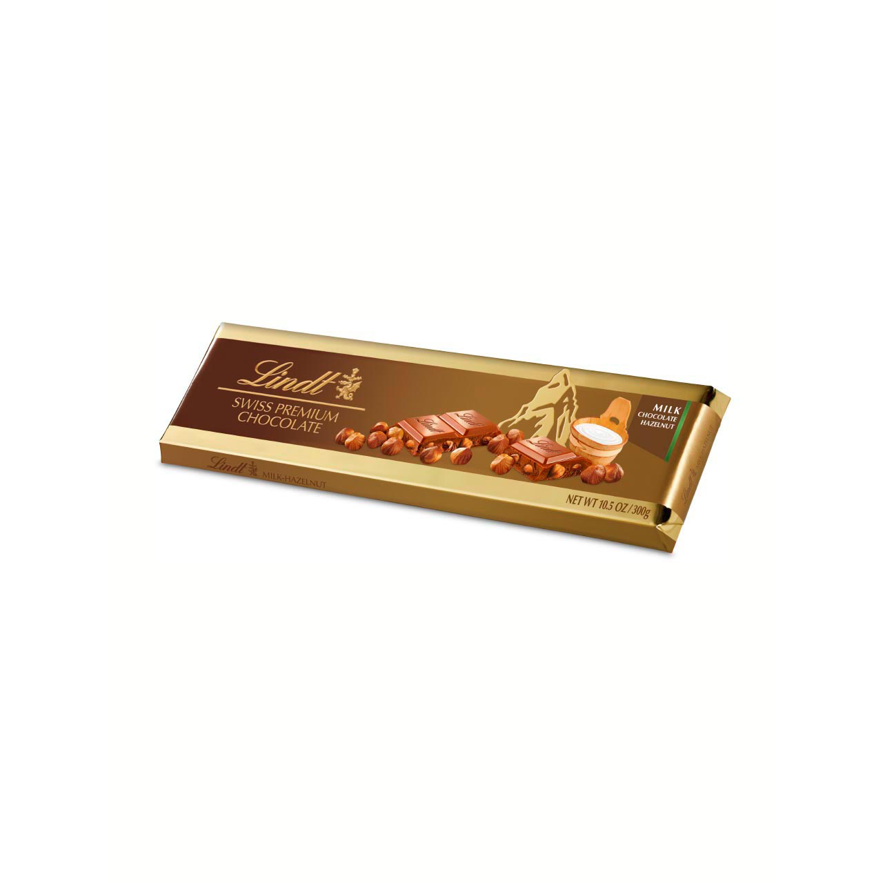 Lindt Gold Milkchocolate Hazelnut 300g