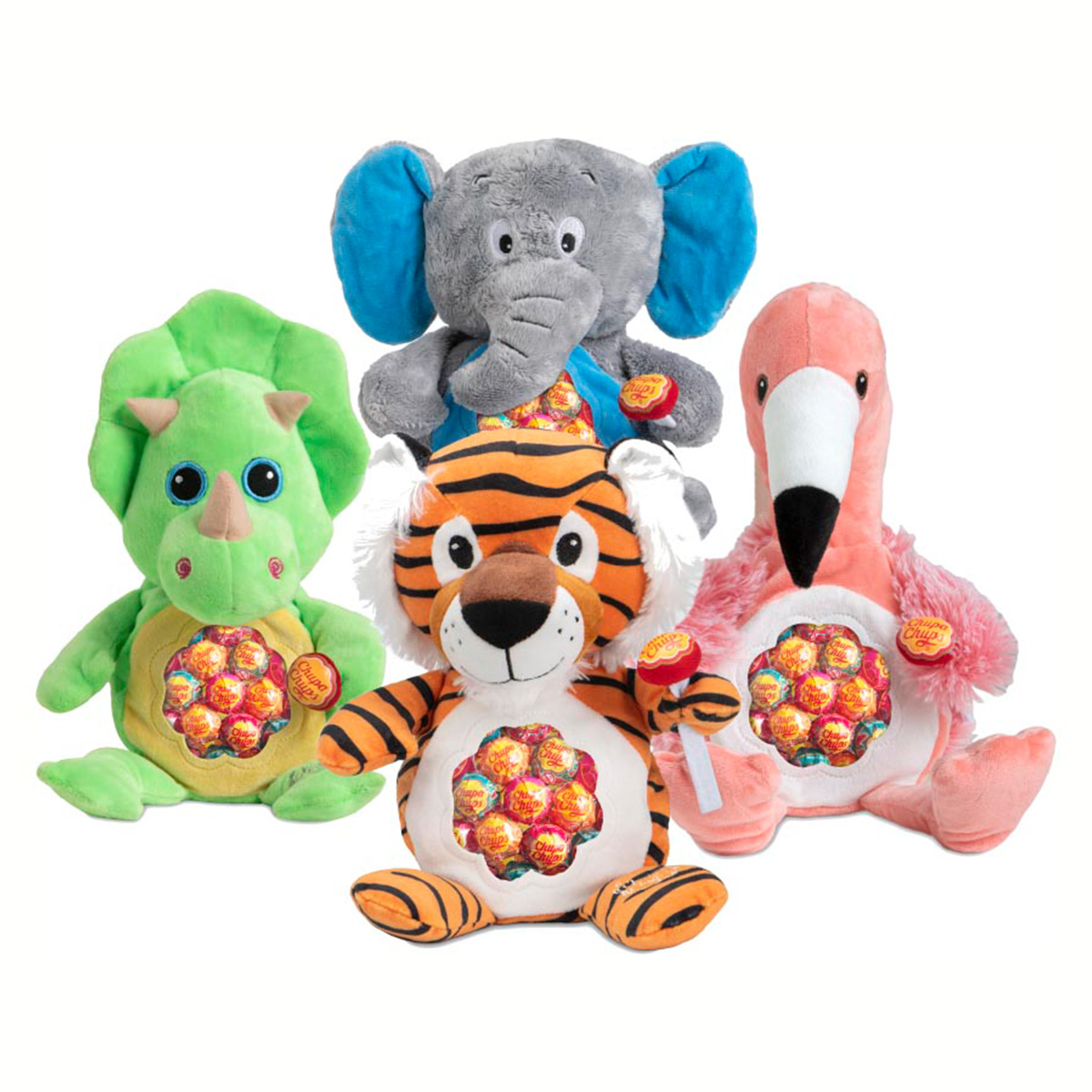Chupa Chups Lollipop Mix Plush Backpack 16 Pieces 192g