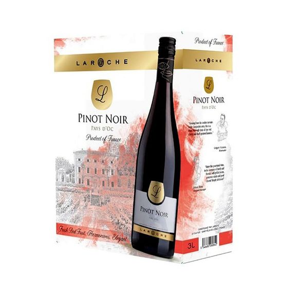 Laroche Pinot Noir IGP trocken Rot (Bag in Box) 3 Liter 12,5%vol.