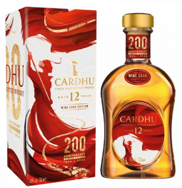 Cardhu 12 Years 200 Anniversary Wine Cask 40%. 0,7Liter Cardhu 12 Years 200 Anniversary Wine Cask 40%. 0,7Liter