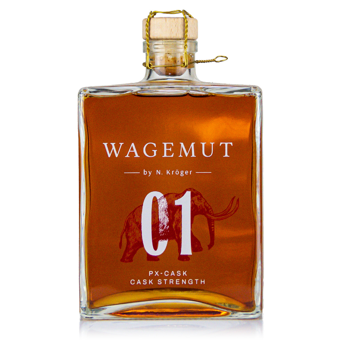 Wagemut PX Cask Strength 10 Jahre 58,7%vol. 0,7 Liter