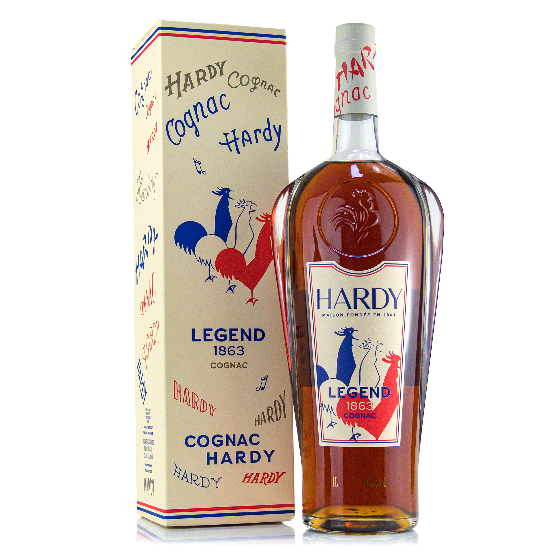 Hardy Legend 1863 Hardy Cognac 40%vol. 1 Liter Hardy Legend 1863 Hardy Cognac 40%vol. 1 Liter