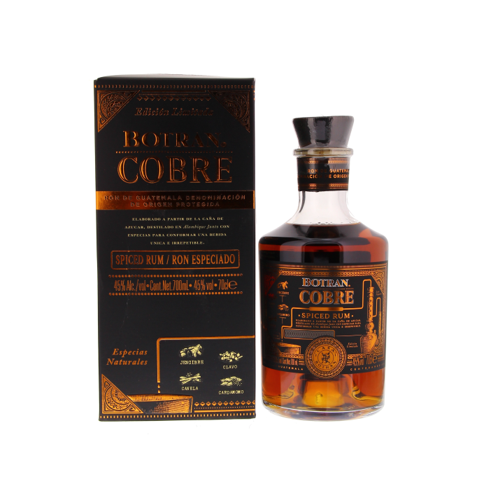 Ron Botran Cobre Spiced 45%vol. 0,7 Liter